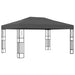 Pavilion, antracit, 3 x 4 m, material textil - WALTI WALTI