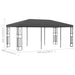 Pavilion, antracit, 3 x 6 m, material textil - WALTI WALTI