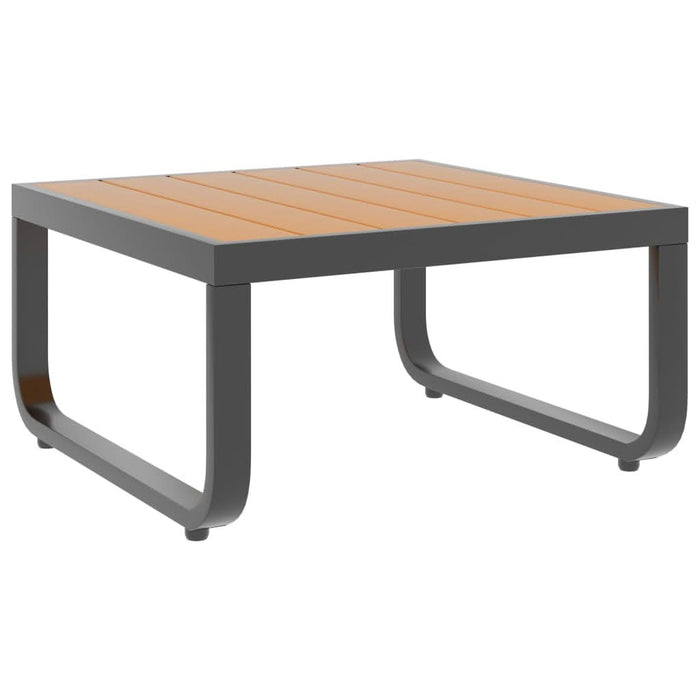 Set canapea de grădină colțar cu perne, 4 piese, aluminiu, WPC - WALTI WALTI