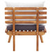 Set mobilier de grădină cu perne, 4 piese, lemn masiv de acacia - WALTI WALTI