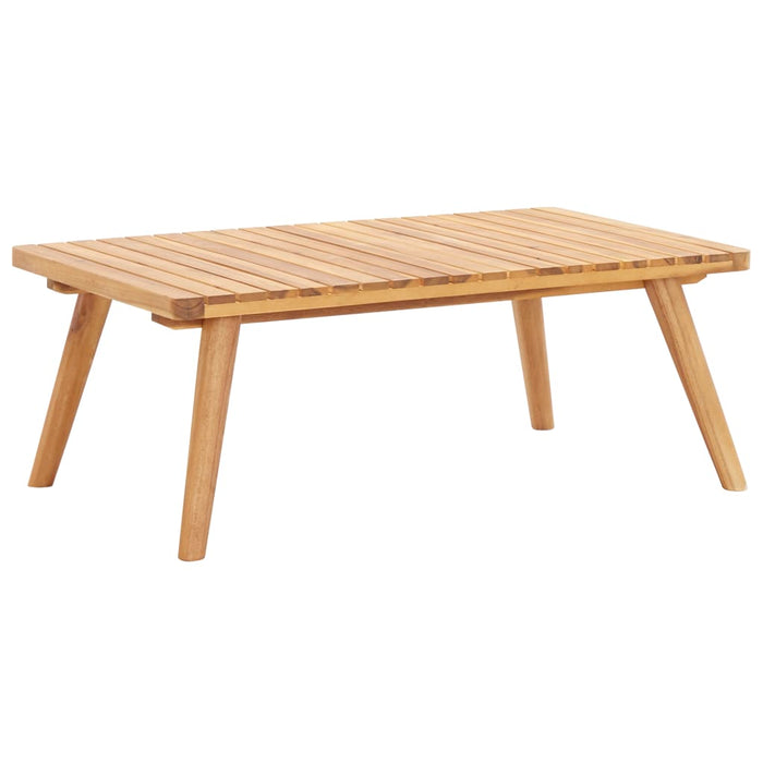 Set mobilier de grădină cu perne, 4 piese, lemn masiv de acacia - WALTI WALTI