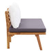 Set mobilier de grădină cu perne, 4 piese, lemn masiv de acacia - WALTI WALTI