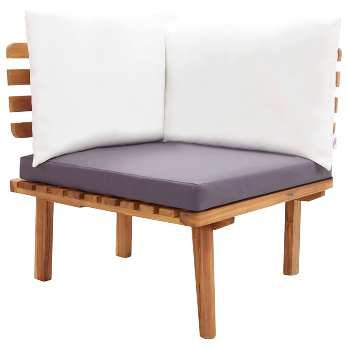 Set mobilier de grădină, 5 piese, lemn masiv de acacia - WALTI WALTI