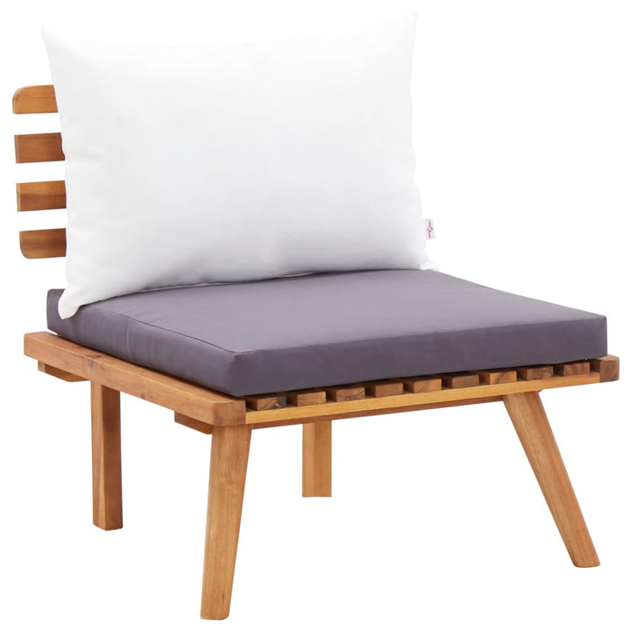 Set mobilier de grădină, 5 piese, lemn masiv de acacia - WALTI WALTI