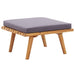 Set mobilier de grădină, 5 piese, lemn masiv de acacia - WALTI WALTI