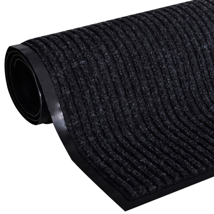 Covoraș de ușă, negru, 117x220 cm, PVC - WALTI WALTI