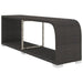 Set mobilier de grădină cu perne, 8 piese, negru, poliratan - WALTI WALTI