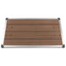 Cădiță de duș de exterior maro 110x62 cm WPC și oțel inoxidabil - WALTI WALTI