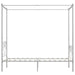 Cadru de pat cu baldachin, alb, 120 x 200 cm, metal - WALTI WALTI