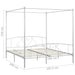 Cadru de pat cu baldachin, alb, 180 x 200 cm, metal - WALTI WALTI