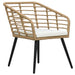 Set mobilier de bistro, 3 piese, stejar, poliratan - WALTI WALTI