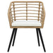 Set mobilier de bistro, 3 piese, stejar, poliratan - WALTI WALTI