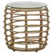 Set mobilier de bistro, 3 piese, stejar, poliratan - WALTI WALTI