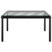 Set mobilier de grădină cu perne, 6 piese, negru, PVC - WALTI WALTI