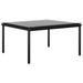 Set mobilier de grădină cu perne, 5 piese, negru, PVC - WALTI WALTI