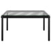 Set mobilier de grădină cu perne, 6 piese, negru, PVC - WALTI WALTI