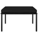 Set mobilier de grădină cu perne, 3 piese, negru, PVC - WALTI WALTI