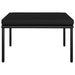 Set mobilier de grădină cu perne, 3 piese, negru, PVC - WALTI WALTI