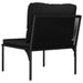 Set mobilier de grădină cu perne, 3 piese, negru, PVC - WALTI WALTI