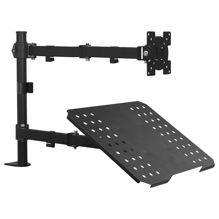 Suport monitor laptop dublu pentru birou, ecran de 13"-23" WALTI