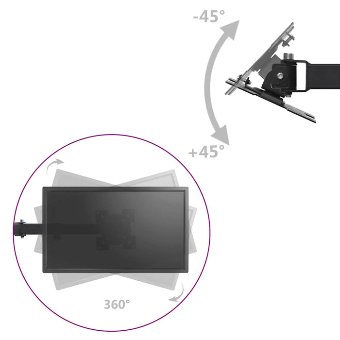 Suport monitor laptop dublu pentru birou, ecran de 13"-23" WALTI