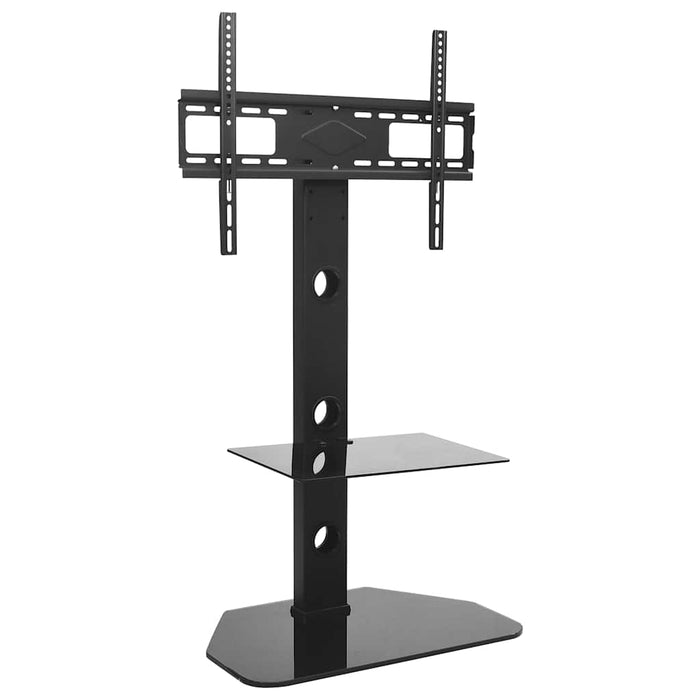 Suport TV de podea pivotant, VESA 600x400 mm, cu raft WALTI