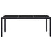 Set mobilier de exterior, 9 piese, negru, poliratan - WALTI WALTI