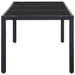Set mobilier de exterior, 9 piese, negru, poliratan - WALTI WALTI