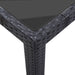 Set mobilier de exterior, 9 piese, negru, poliratan - WALTI WALTI