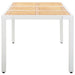 Set mobilier de grădină, 9 piese, alb, poliratan - WALTI WALTI