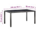 Set mobilier de exterior, 7 piese, gri, poliratan - WALTI WALTI
