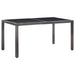 Set mobilier de exterior, 7 piese, gri, poliratan - WALTI WALTI