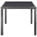 Set mobilier de exterior, 7 piese, gri, poliratan - WALTI WALTI