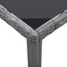 Set mobilier de exterior, 7 piese, gri, poliratan - WALTI WALTI