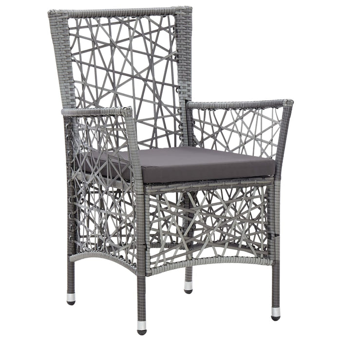 Set mobilier de exterior, 7 piese, gri, poliratan - WALTI WALTI