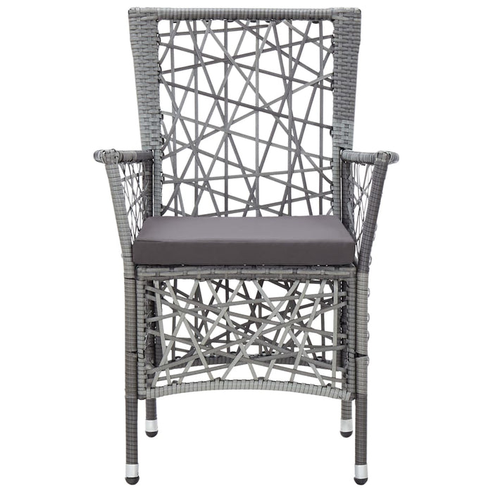 Set mobilier de exterior, 7 piese, gri, poliratan - WALTI WALTI