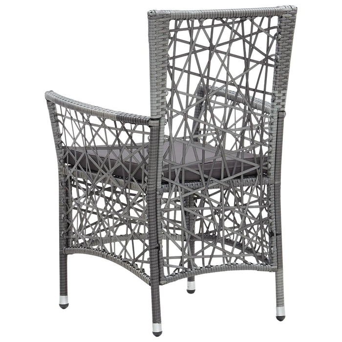 Set mobilier de exterior, 7 piese, gri, poliratan - WALTI WALTI