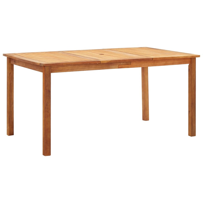 Set mobilier de exterior, 7 piese, gri, poliratan, lemn acacia WALTI