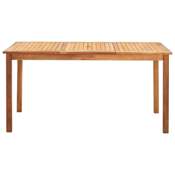 Set mobilier de exterior, 7 piese, gri, poliratan, lemn acacia WALTI