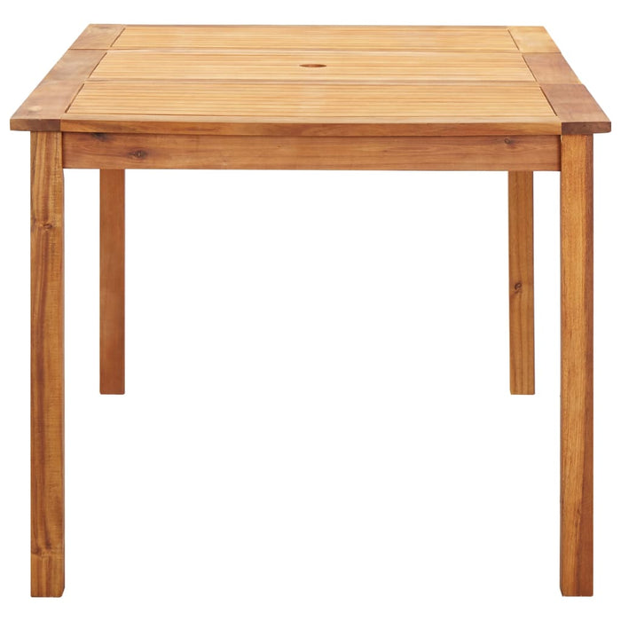 Set mobilier de exterior, 7 piese, gri, poliratan, lemn acacia WALTI