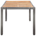 Set mobilier de exterior cu perne, 9 piese, gri, poliratan - WALTI WALTI