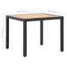 Set mobilier de exterior cu perne, 5 piese, negru, poliratan - WALTI WALTI