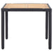 Set mobilier de exterior cu perne, 5 piese, negru, poliratan - WALTI WALTI