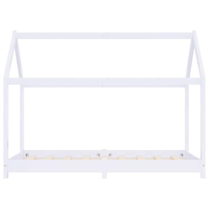 Cadru pat de copii, alb, 70 x 140 cm, lemn masiv de pin - WALTI WALTI