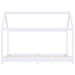 Cadru pat de copii, alb, 70 x 140 cm, lemn masiv de pin - WALTI WALTI