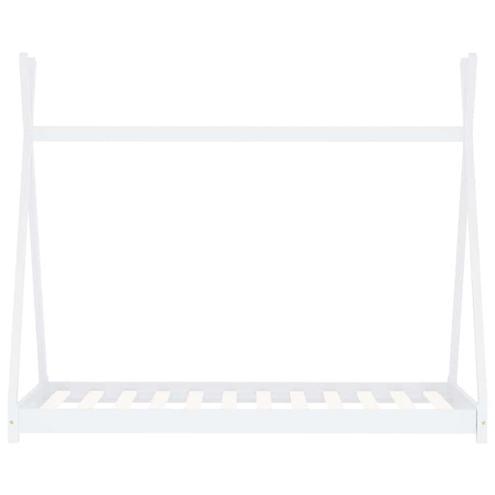 Cadru pat de copii, alb, 70 x 140 cm, lemn masiv de pin - WALTI WALTI