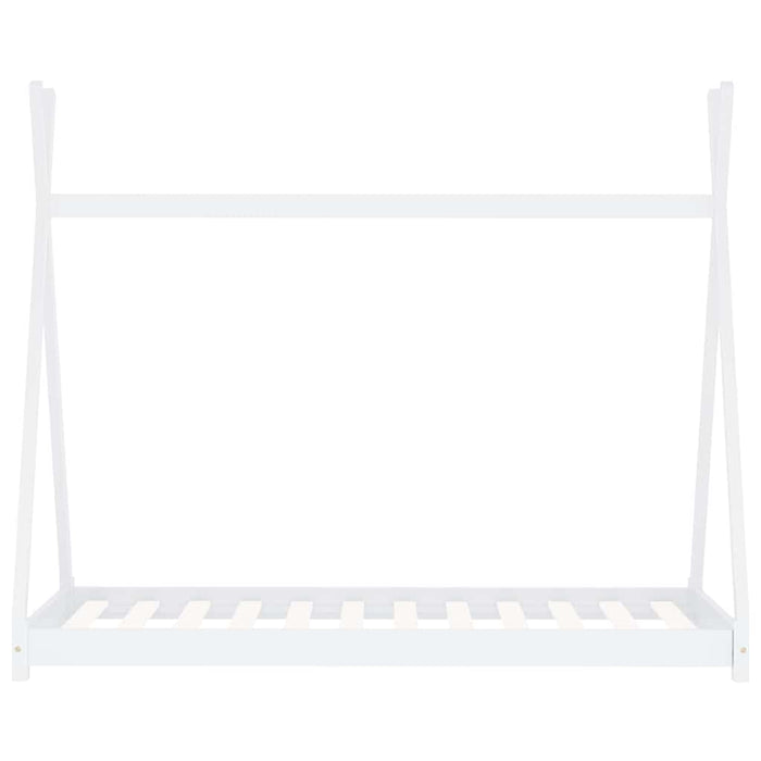 Cadru pat de copii, alb, 90 x 200 cm, lemn masiv de pin - WALTI WALTI