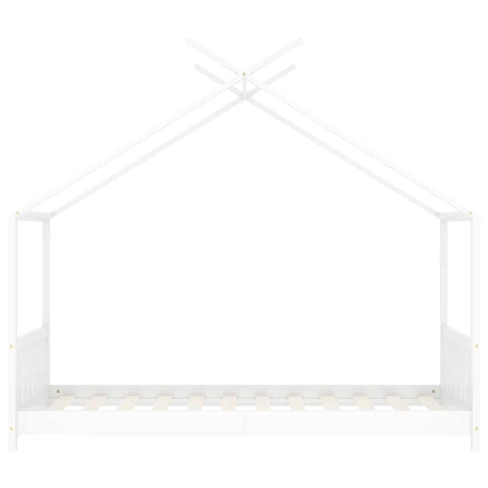 Cadru de pat pentru copii, alb, 70 x 140 cm, lemn masiv de pin - WALTI WALTI