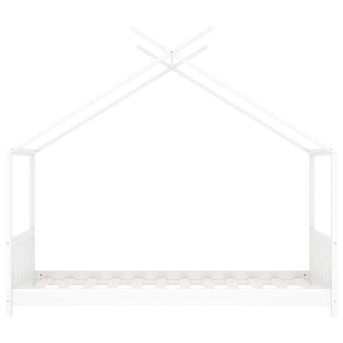Cadru de pat de copii, alb, 80 x 160 cm, lemn masiv de pin - WALTI WALTI