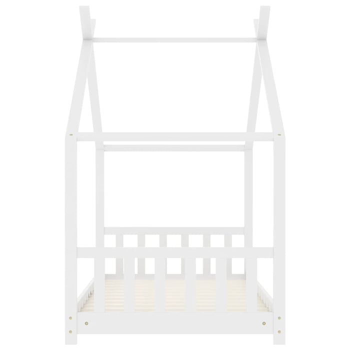 Cadru de pat de copii, alb, 80 x 160 cm, lemn masiv de pin - WALTI WALTI